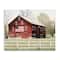 Stupell Industries Patriotic Barn Flag Canvas Wall Art